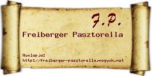 Freiberger Pasztorella névjegykártya